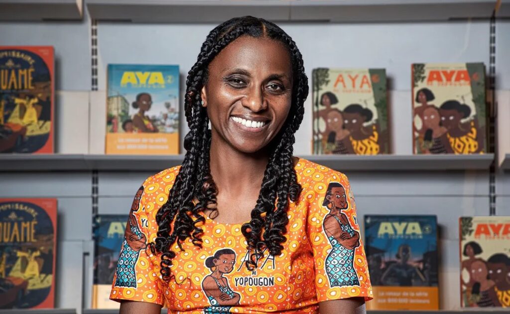 Aya de Yopougon: l'auteure Marguerite Abouet en dédicace à Abidjan