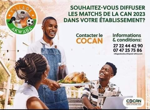 CAN 2023: voici comment faire pour diffuser les matchs dans son maquis ou restaurant