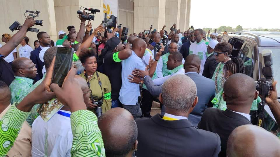 Congrès du PDCI à Yamoussoukro : arrivée de Tidjane Thiam (photos)