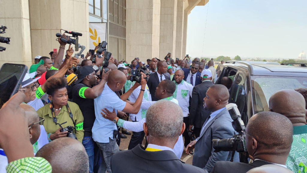 Congrès du PDCI à Yamoussoukro : arrivée de Tidjane Thiam (photos)