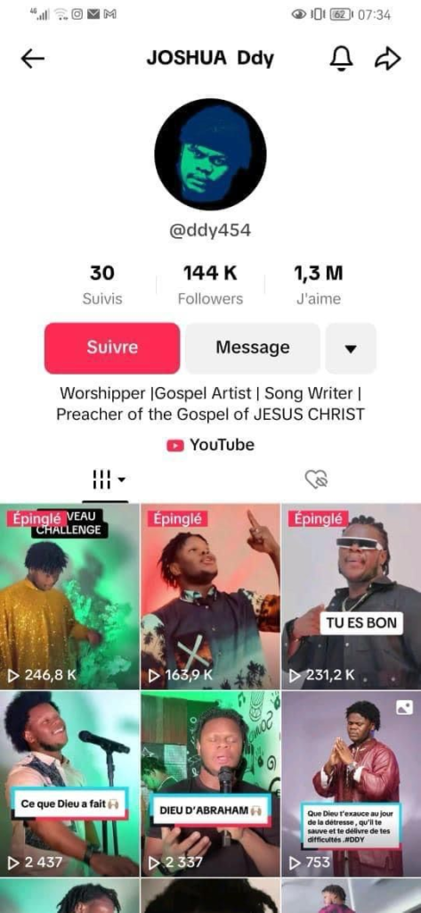 « Il m’a d0igt3e » : le chantre Joshua Ddy face à de graves accusations (photos)