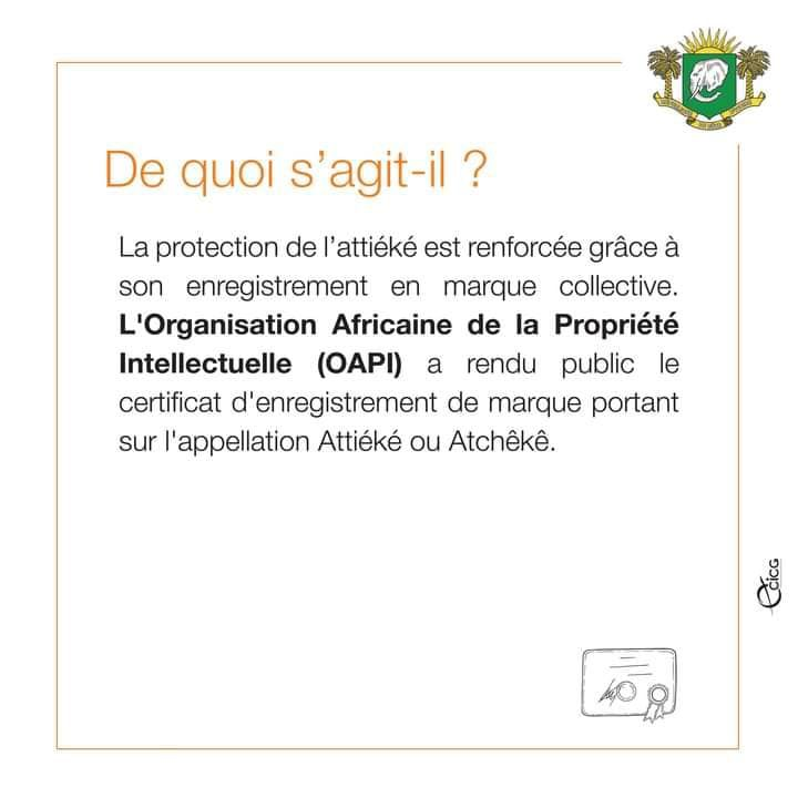 L'attiéké désormais protégé : un produit exclusivement ivoirien !