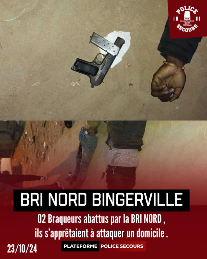 BRI NORD : s@nglante confrontation à Bingerville, deux malfrats neutralisés