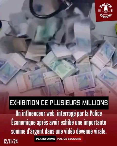 Apoutchou National : l'influenceur ivoirien dans le viseur de la Police Économique (photo)