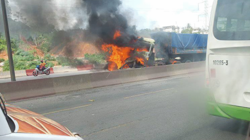 Grave accident sur l’autoroute Yopougon-Adjamé : plusieurs victimes et circulation paralysée