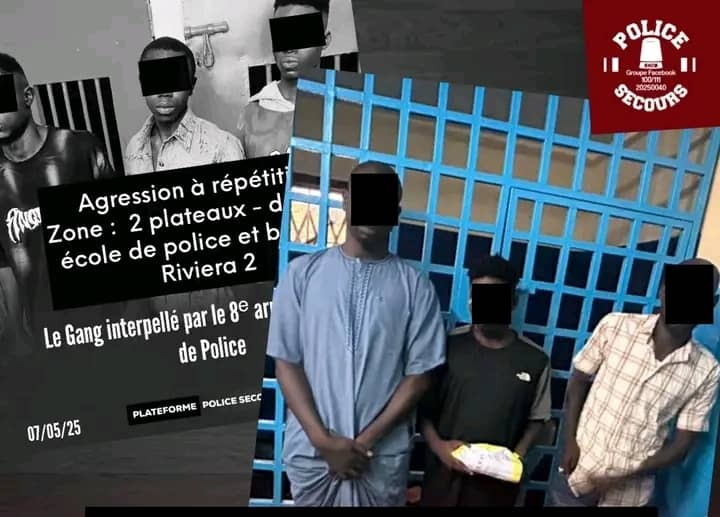 Agression à Cocody : arrestation de Prince Brayane et deux receleurs interpellés