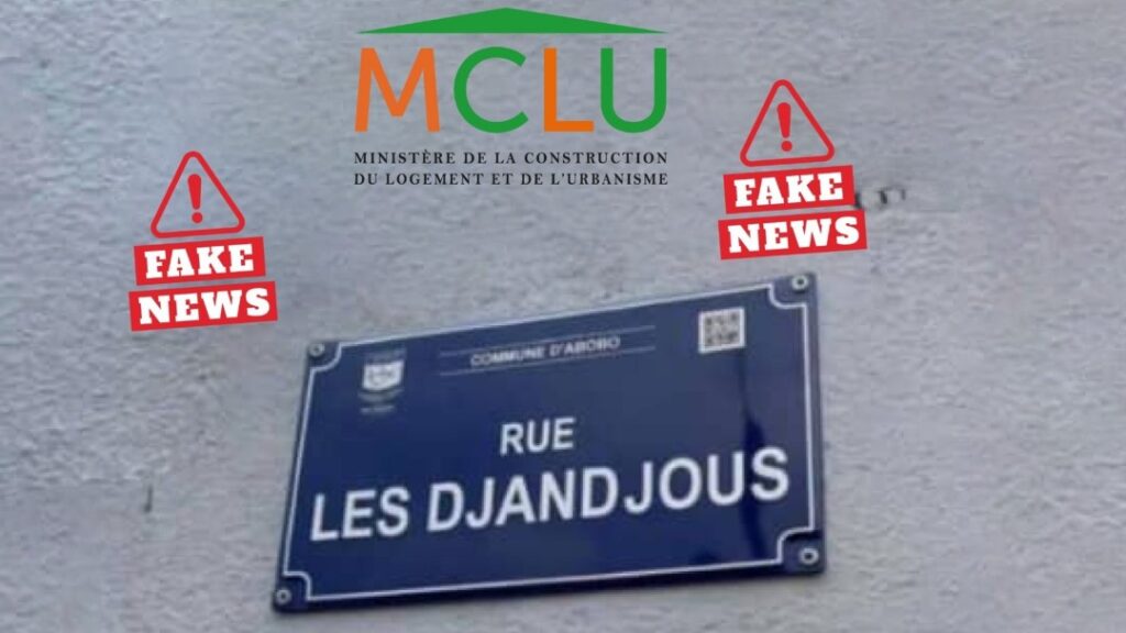 « Rue Les Djandjous » : attention à la fausse plaque partagée en ligne « Rue Les Djandjous » : attention à la fausse plaque partagée en ligne